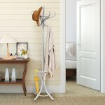 Relax4life - porte - manteau sur pied en bois massif avec 12 crochets, perroquet porte - manteaux penderie ...