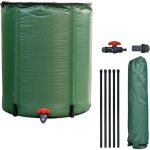 Relax4life - rservoir d'eau pliable 200l avec filtre et robinet, rcuprateur d'eau pluviale en pvc ...