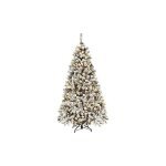 Relax4life sapin de nol blanc en pvc lumineux led 230 cm, arbre de nol avec socle en mtal idal pour ...