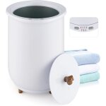 Relax4life - seau chauffe - serviettes 20l avec temprature rglable  3 niveaux, affichage led, minuterie ...