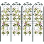 Relax4life - treillis de jardin 180cm en m�tal pour plantes grimpantes, panneaux de treillis, treillis ...