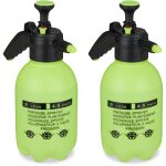 2x pulv�risateur � main 2 l, buse ajustable, eau & pesticides, flacon pompe avec soupape, pulv�risateur, ...