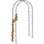 Relaxdays arche de jardin, en m�tal, robuste, pour plantes grimpantes, h x l x p : 230 x 120 x 39 cm, ...