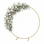 Relaxdays arche ronde en m�tal pour ballons, mariage, anniversaire, fian�ailles, � 195 cm, fleurs, arc ...