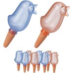 Relaxdays arrosage en terre cuite, en lot de 10, pour vos trsors verts, design animalier, multicolore ...