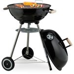 Relaxdays - barbecue charbon de bois, 2 roulettes, coupelle cendrier, d grille du dessus : env. 44 cm, ... Relaxdays - barbecue charbon de bois, 2 roulettes, coupelle cendrier, d grille du dessus : env. 44 cm, ...