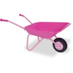 Relaxdays brouette pour enfants, poignes ergonomiques, h x l x p : 43 x 74 x 36 cm, mtal, chariot  ...