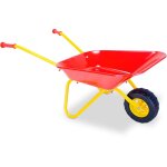 Relaxdays brouette pour enfants, poignes ergonomiques, h x l x p : 43 x 74 x 36 cm, mtal, plastique, ...
