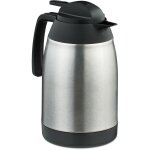 Carafe en acier inoxydable, pichet isotherme pour th, caf, distributeur, 1, 5 litres, avec poigne, ...