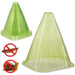 Cloche � salade, lot de 24, pvc, protection contre le gel et les escargots, h x l x p : 22 x 19 x 19 ...