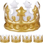 Couronne gonflable, lot de 5, accessoire costume de princesse, prince, roi et reine, carnaval et fêtes, ... Couronne gonflable, lot de 5, accessoire costume de princesse, prince, roi et reine, carnaval et fêtes, ...