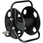 Dvidoir, pour tuyau de 30 m 1 / 2', acier, plastique, support, hxlxp : 38 x 42 x 31 cm, noir - gris ...