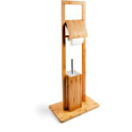 Ensemble porte - brosse wc et porte - rouleau de papier - toilette en bambou hxlxp : 82 x 36 x 21 cm, ... Ensemble porte - brosse wc et porte - rouleau de papier - toilette en bambou hxlxp : 82 x 36 x 21 cm, ...