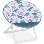 Fauteuil pour enfant, pliant, dinos, hlp : 47 x 50 x 48 cm, pour int�rieur ou ext�rieur, multicolore ...