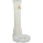 Relaxdays - fontaine ext�rieure pour le jardin ou la terrasse, robinet, bac, h x l x p : 93 x 47 x 38 ...