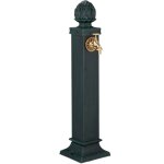 Relaxdays - fontaine ext�rieure pour le jardin ou la terrasse, robinet dor�, h x l x p : 80 x 18, 5 x ...