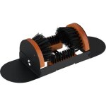 Relaxdays gratte - pieds avec brosses tout autour, paillasson extrieur, poils robustes, fixation au ...