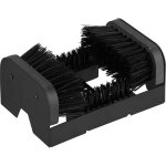 Relaxdays gratte - pieds avec brosses tout autour, paillasson extrieur, poils solides, fixation au sol, ...