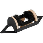 Relaxdays gratte - pieds avec brosses tout autour, paillasson ext�rieur, poils solides, fixation au sol, ...