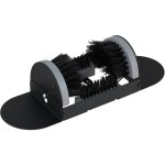 Relaxdays gratte - pieds avec brosses tout autour, paillasson extrieur, brosses robustes, fixation au ...