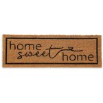 Paillasson, « home sweet home », 75 x 25 cm, tapis entrée, intérieur, extérieur, antidérapant, nature ... Paillasson, « home sweet home », 75 x 25 cm, tapis entrée, intérieur, extérieur, antidérapant, nature ...