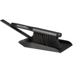 Pelle à cendres de cheminée et balayette en acier four poêle cheminée 37 cm, noir - relaxdays Pelle à cendres de cheminée et balayette en acier four poêle cheminée 37 cm, noir - relaxdays
