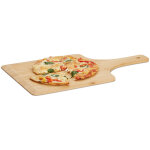 Pelle  pizza en bambou 50 x30 cm grande planche cuisson au four pain tarte flambe poigne, nature - ...