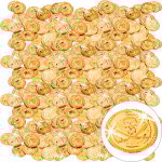 Pices d'or pirates, lot de 576 pices de monnaie, jeux jouet plastique trsor, dor