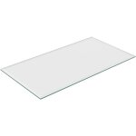 Plaque en verre de sécurité trempé, pour table et cheminée, rectangulaire, 120x65 cm, 8 mm, transparente ... Plaque en verre de sécurité trempé, pour table et cheminée, rectangulaire, 120x65 cm, 8 mm, transparente ...