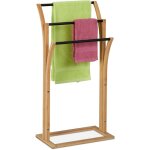 Relaxdays porte - serviettes, bambou, 3 barres, h x l x p: 82 x 42 x 24 cm, support serviettes salle ... Relaxdays porte - serviettes, bambou, 3 barres, h x l x p: 82 x 42 x 24 cm, support serviettes salle ...