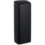 Poubelle automatique, 40 litres, � capteur, couvercle �lectrique, support pour sac, cuisine, en inox, ...