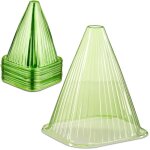Cloche à salade, lot de 80, pvc, protection contre le gel et les escargots, hlp : 22 x 19 x 19 cm, verte ... Cloche à salade, lot de 80, pvc, protection contre le gel et les escargots, hlp : 22 x 19 x 19 cm, verte ...