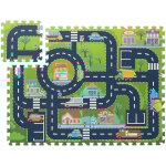 Relaxdays - tapis de jeu, 12 pices, sans substances nocives, mousse eva, 114 x 86 cm, chambre d'enfant, ...