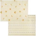 Relaxdays - tapis de jeu, pliable, motifs, sans substances nocives, mousse xpe, 200 x 150 cm, multicolore ...