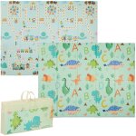 Relaxdays - tapis de jeu pliable, sans polluants, rversible, 200 x 150 cm, en mousse xpe, tapis rampant ...