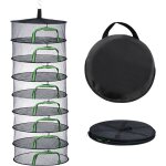 Relaxdays trockennetz pliable, filet de s�chage 8 niveaux pour herbes, fruits, l�gumes, s�choir � suspendre, ...