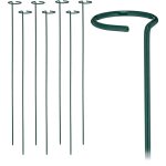 Relaxdays tuteur à tomates, lot pratique de 8, métallique (acier), longueur : 80 cm, pour le jardin, ... Relaxdays tuteur à tomates, lot pratique de 8, métallique (acier), longueur : 80 cm, pour le jardin, ...