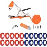 Relieuse pour plantes, framboises et uva, avec rubans, trombones et lames de rechange tying machine ruban ...