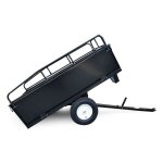 Le poisson qui jardine - remorque basculante pour auto porte et quads 200x78x94, 5 cm avec grille 300 ...