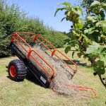 Remorque basculante pour auto port�e et quads id�al grands jardin, exploitation agricoles