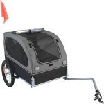 Mophorn - remorque pour chien , capacit de 88 lb, porte - vlo pour animaux de compagnie avec cadre ...