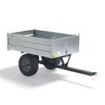 Remorque pro cart pour tracteur de pelouse original castelgarden tc102 coupe 122 cm