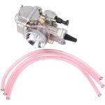 Remplacement d'accessoire de carburateur � glissi�re plate pwk28 de moto de 28 mm pour honda
