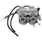 Remplacement d'identification d'admission de carburateur de double cylindre de moto 26mm pour le moteur ... Remplacement d'identification d'admission de carburateur de double cylindre de moto 26mm pour le moteur ...