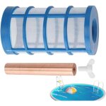 Remplacement de l'ioniseur solaire de piscine purificateur d'eau flottant  anode solaire en cuivre filtre ...