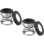 Remplacement du joint d'arbre mécanique kit de ressort d'arbre d'étanchéité à bague en céramique et carbone ... Remplacement du joint d'arbre mécanique kit de ressort d'arbre d'étanchéité à bague en céramique et carbone ...