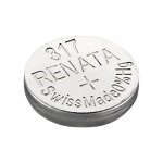 Pile bouton 317 1. 55 v 1 pc(s) 10. 5 mah oxyde d'argent y246853 - renata