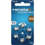 Pile bouton za 312 zinc - air renata 165 mah 1. 4 v 6 pc(s) y453661