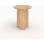 Rendez - vous d�co - table d'appoint en bois de manguier d40 cm - sacha