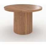 Rendez - vous dco - table ronde en bois d'orme 4 personnes - gaston